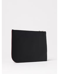 Alexander Mcqueen ZipAround Leather Pouch Men Black Business Bags