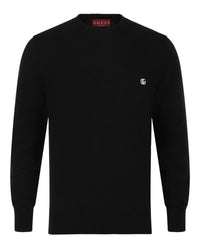Gucci Gucci Mens Embroidered Wool Cashmere Sweater