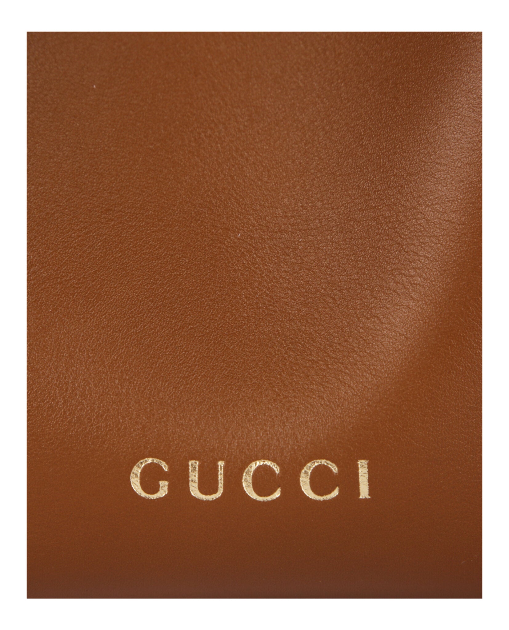 Gucci Gucci Womens GG Emblem Small Bucket Bag