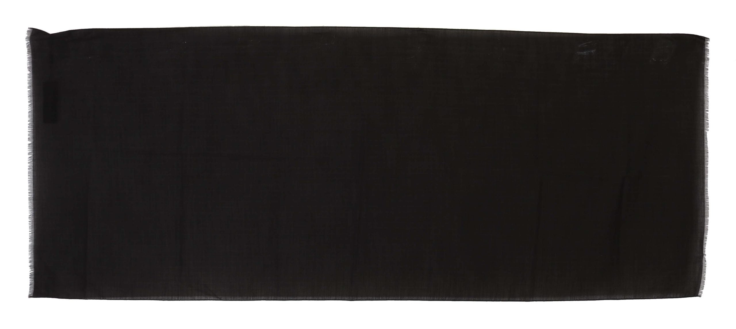 Dolce & Gabbana Dolce & Gabbana Dark Gray Virgin Wool Striped Pattern Wrap Men's Scarf
