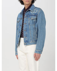 Gucci Oversized Denim Jacket GG Logo Men