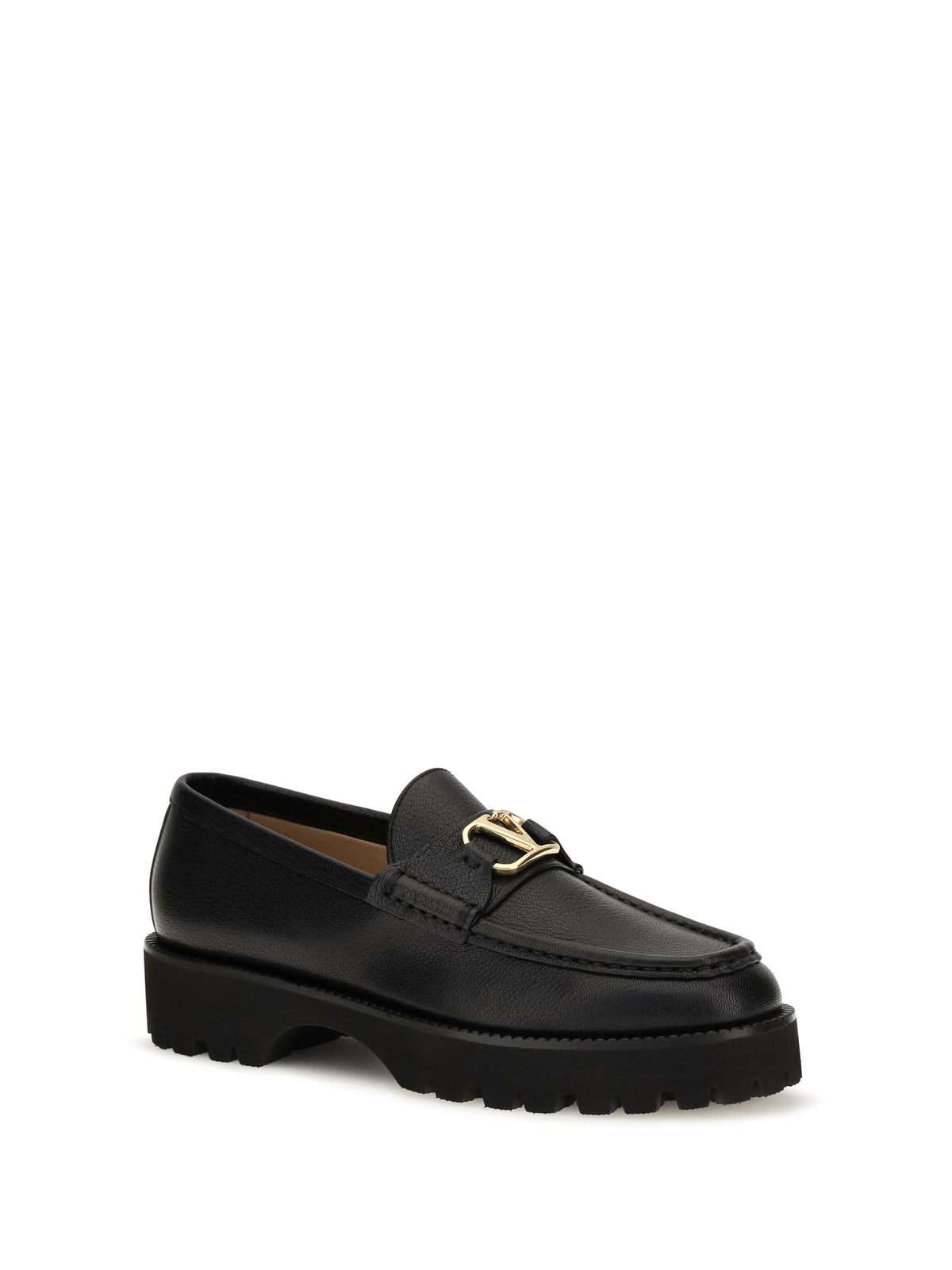 VALENTINO GARAVANI Valentino Garavani Women Vlogo Signature Leather Loafers