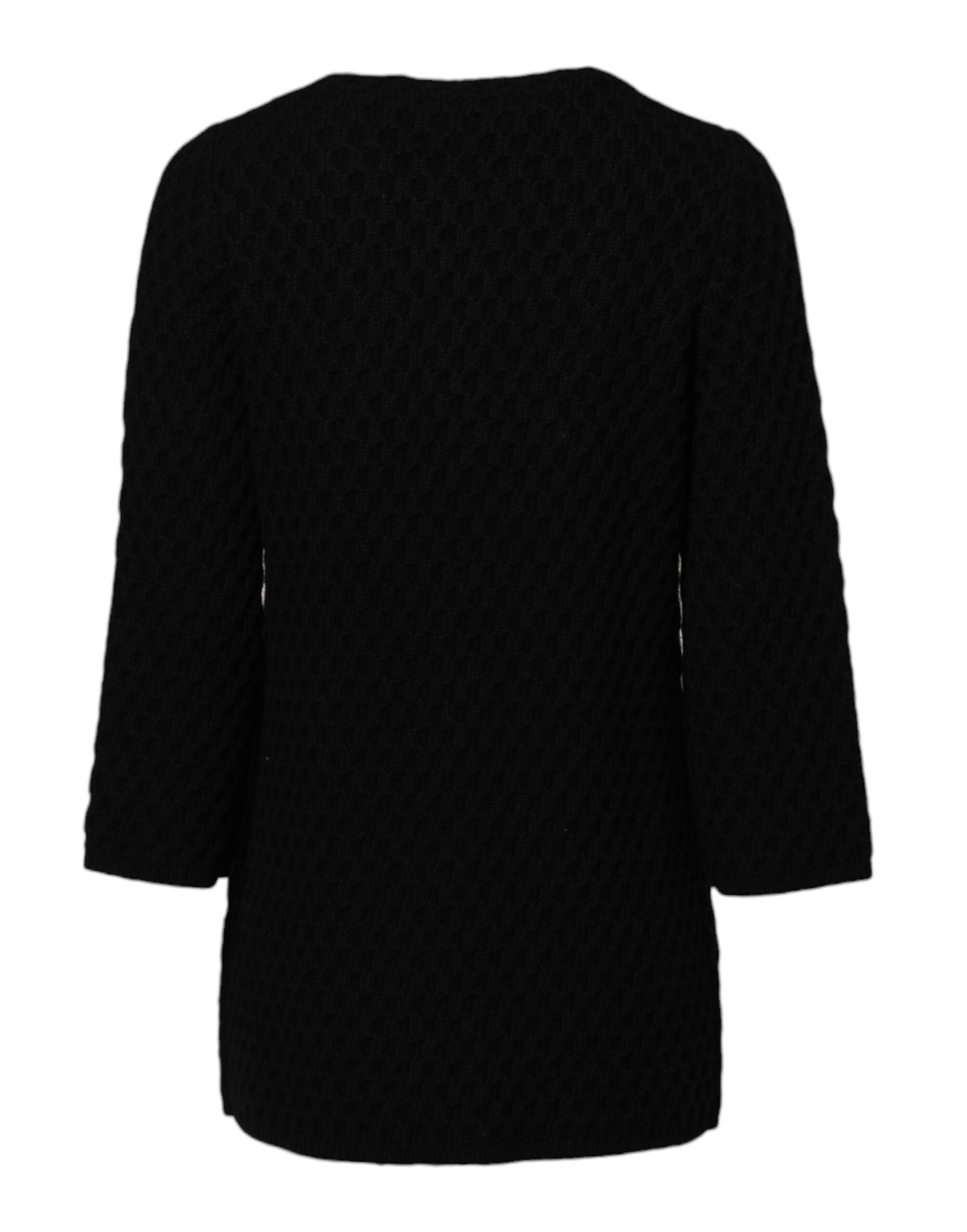 Dolce & Gabbana Dolce & Gabbana Black Cashmere Quilted Embellished Women's Jacket
