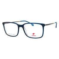 Carrera Eyeglasses Square Full Rim, Blue Frame and Clear Demo Lenses Lens CARRERA88970PJP00