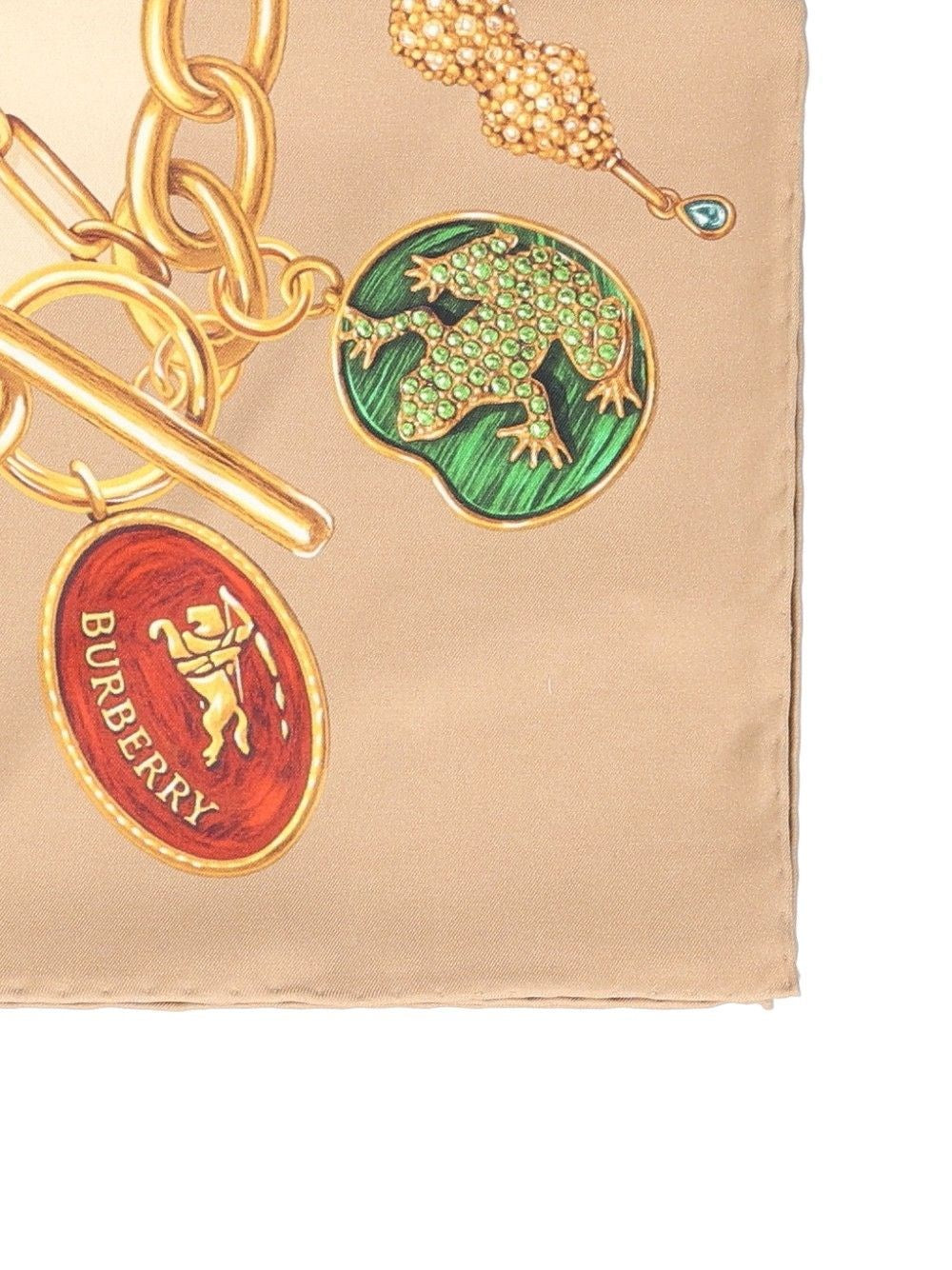 Burberry Women Check Charm Silk Scarf