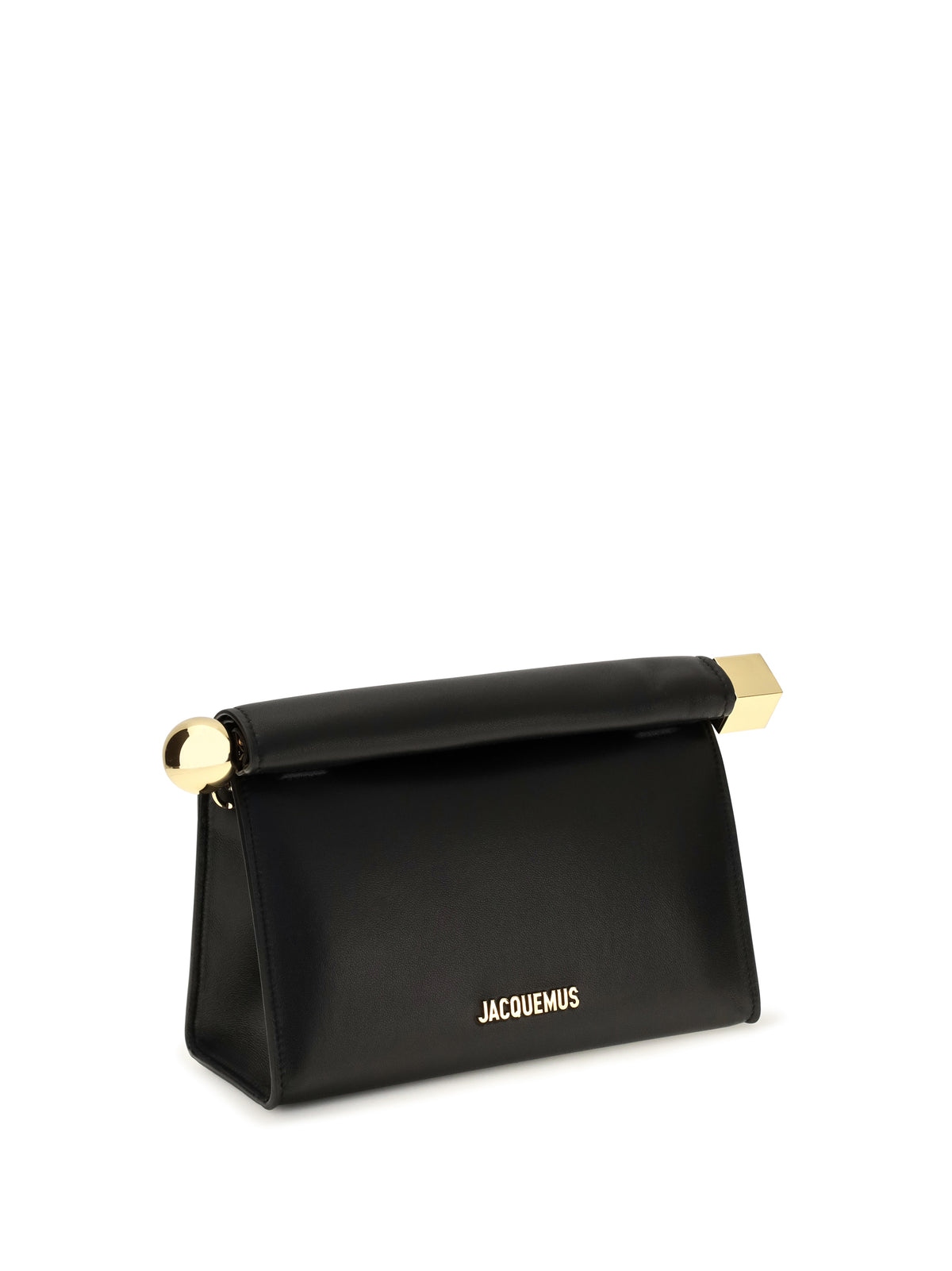 Jacquemus Women Rond Carré Leather Shoulder Bag