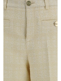 Gucci Women Cotton Tweed Check Pants