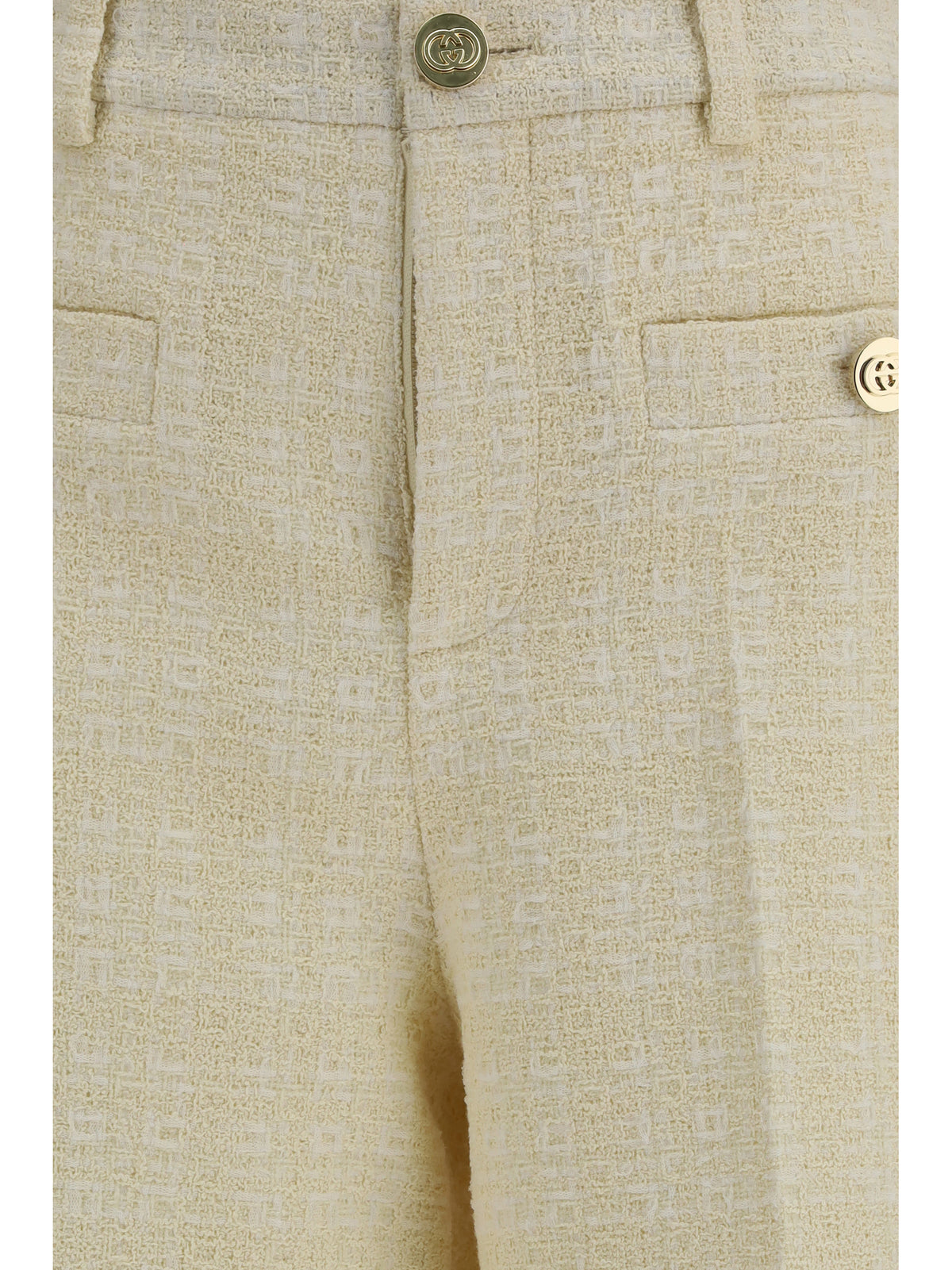 Gucci Women Cotton Tweed Check Pants