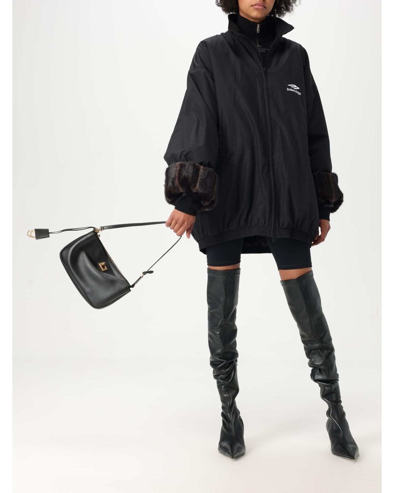 Balenciaga Oversized Track Jacket Women Black – Bluefly