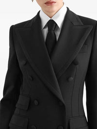 Dolce & Gabbana Women Turlington Double-Breasted Jacket In Bi-Stretch Twill