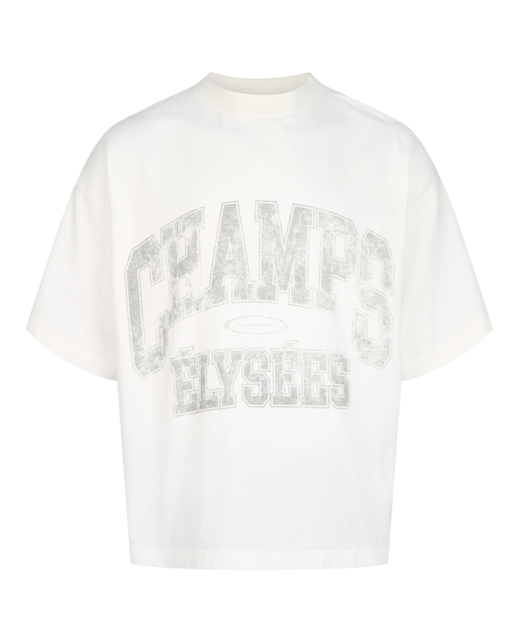 Balenciaga Mens Champs-Élysées Logo T-Shirt