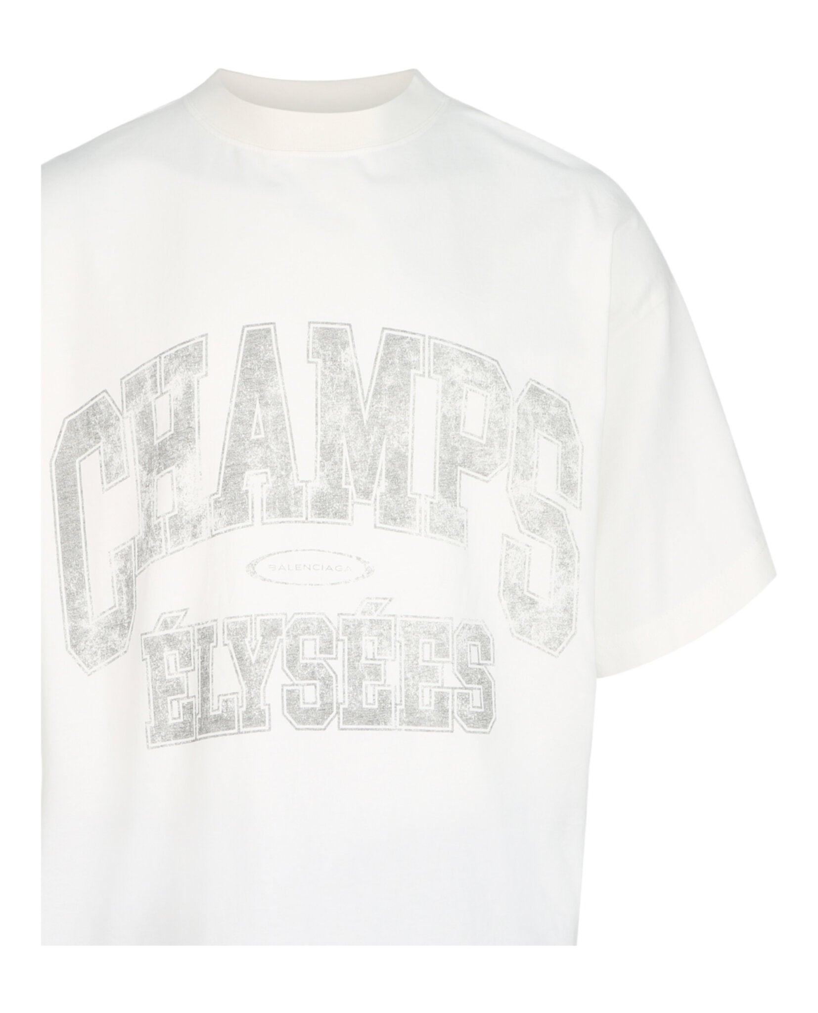 Balenciaga Mens Champs-Élysées Logo T-Shirt