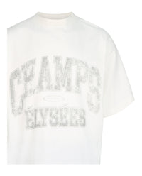 Balenciaga Mens Champs-Élysées Logo T-Shirt