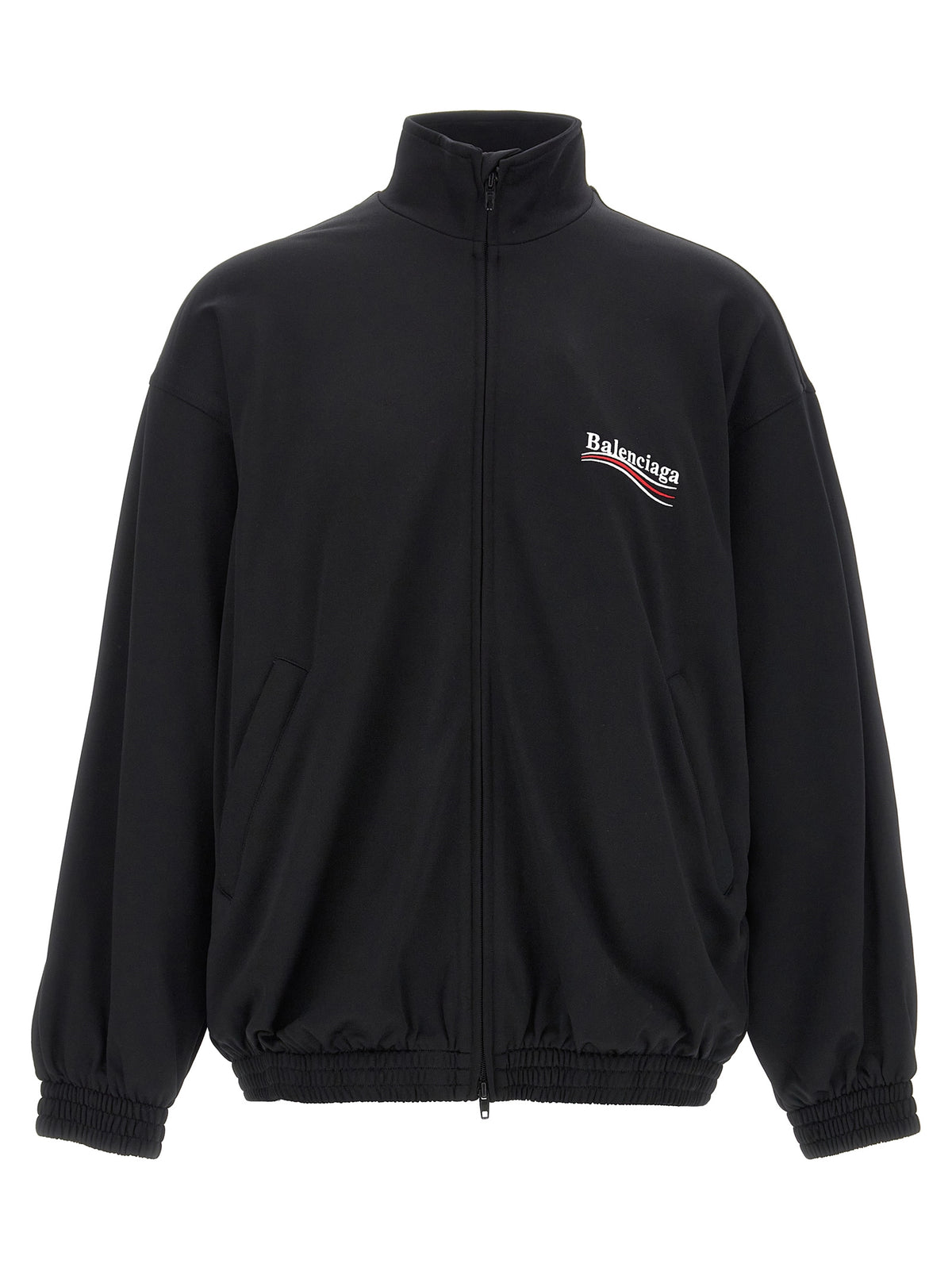 Balenciaga Men Logo Embroidery Sweatshirt