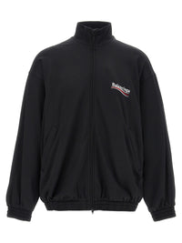 Balenciaga Men Logo Embroidery Sweatshirt