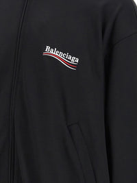 Balenciaga Men Logo Embroidery Sweatshirt