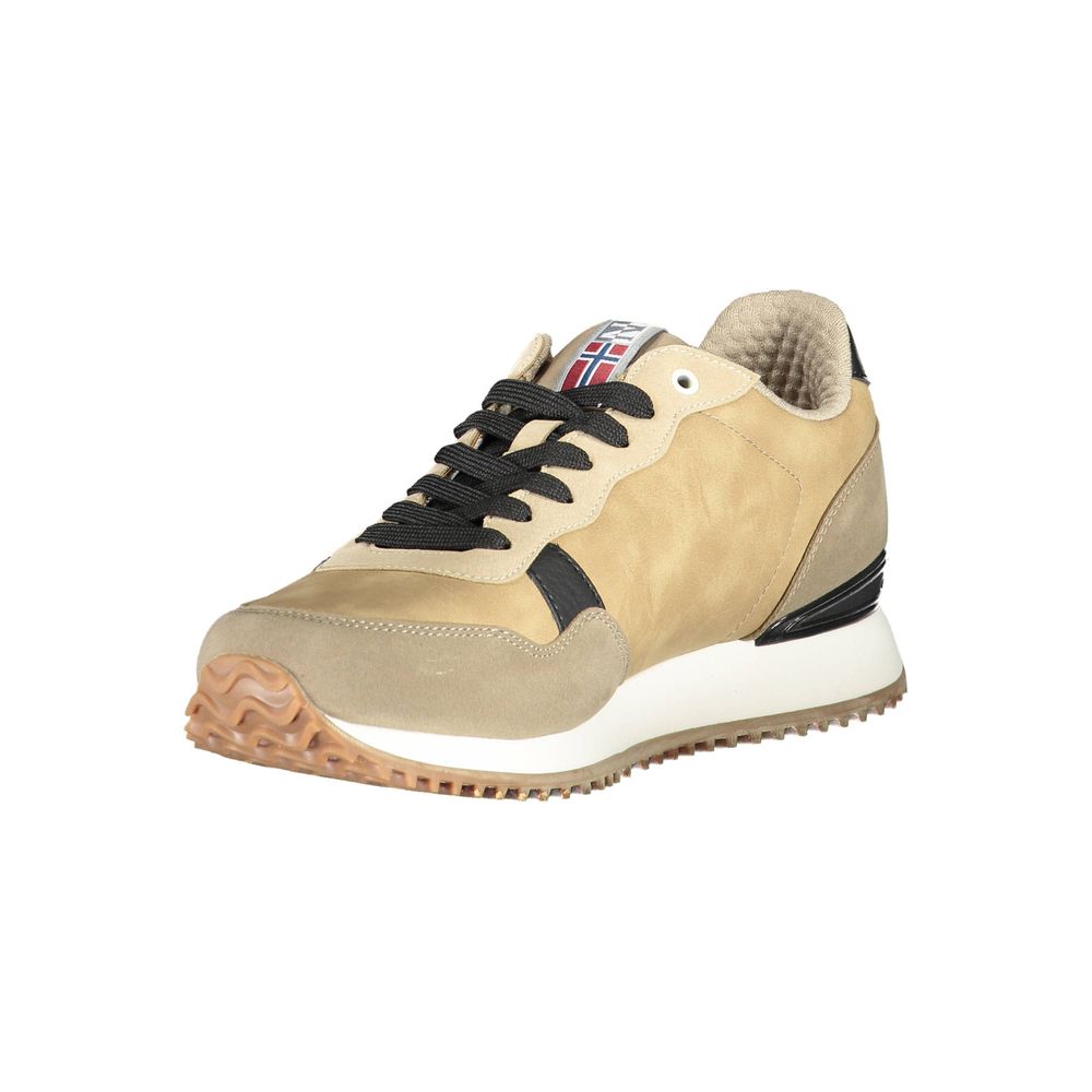 Napapijri Napapijri Beige Polyester Men's Sneaker