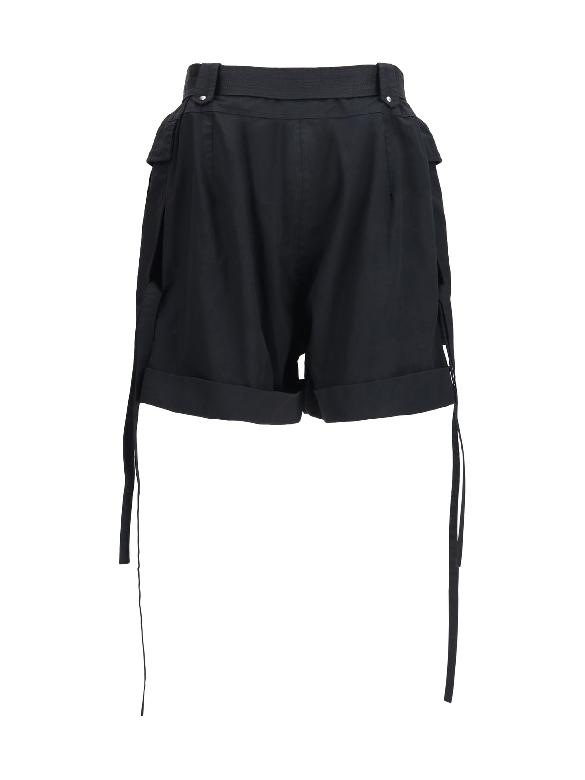 Alexander Mcqueen Women Cotton Shorts With Belt