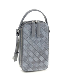 Bottega Veneta Men Woven Phone Case