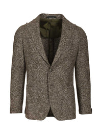 Tagliatore Men Blazer In Wool And Silk Jersey