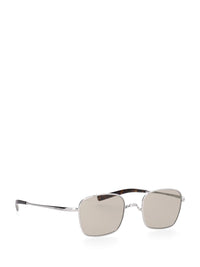 Saint Laurent Women Square Metal Sunglasses