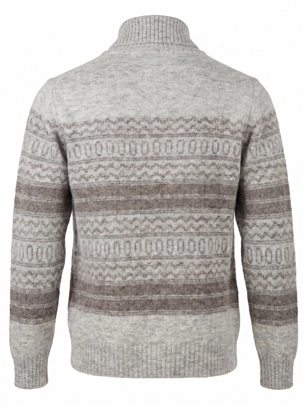 Brunello Cucinelli Men Nordic Jacquard Turtleneck Sweater
