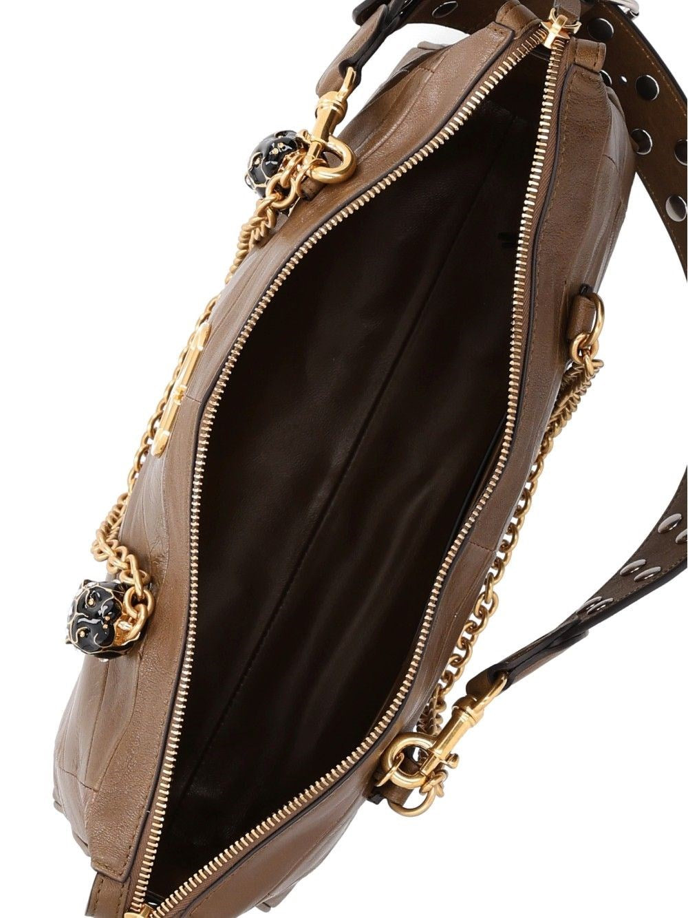 Valentino Garavani Women "Panthea" Bag In Chevron-Patterned Nappa Leather