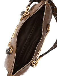 Valentino Garavani Women "Panthea" Bag In Chevron-Patterned Nappa Leather
