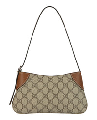 Gucci Gucci Womens GG Emblem Small Shoulder Bag