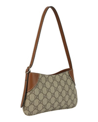 Gucci Gucci Womens GG Emblem Small Shoulder Bag