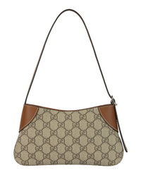 Gucci Gucci Womens GG Emblem Small Shoulder Bag
