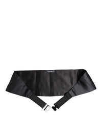 Dolce & Gabbana Dolce & Gabbana Dark Blue 100% Silk Belt Waist Men's Cummerbund