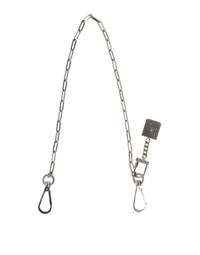 Dolce & Gabbana Dolce & Gabbana Silver Tone Metal Chain DG Charm Belt Men's Keychain