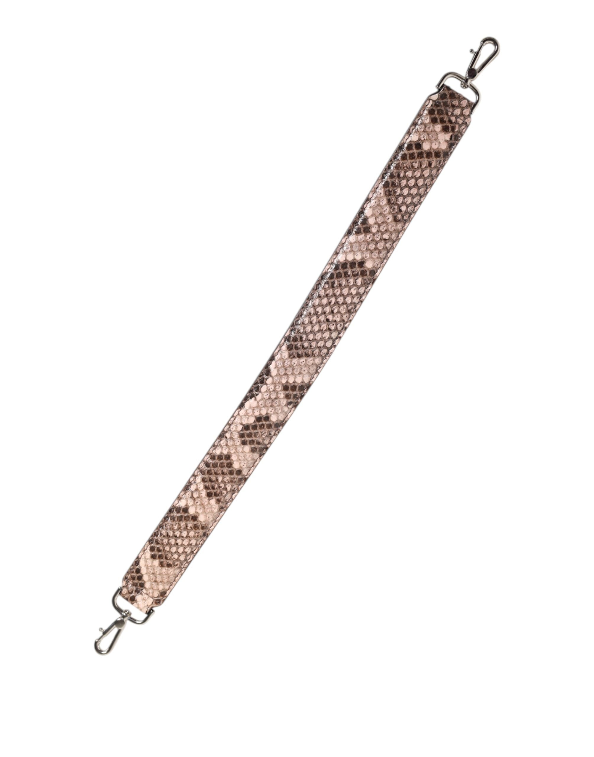 Dolce & Gabbana Dolce & Gabbana Brown Exotic Leather Handbag Accessory Shoulder Women's Strap