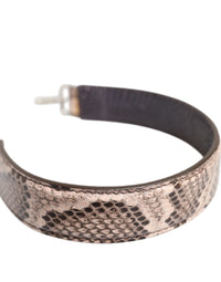 Dolce & Gabbana Dolce & Gabbana Beige Exotic Leather Handbag Accessory Shoulder Women's Strap