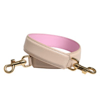 Dolce & Gabbana Dolce & Gabbana Beige Pink Leather Handbag Accessory Shoulder Women's Strap