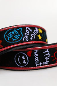 Dolce & Gabbana Dolce & Gabbana Black Cotton Printed Women Bag Accessory Shoulder Women's Strap