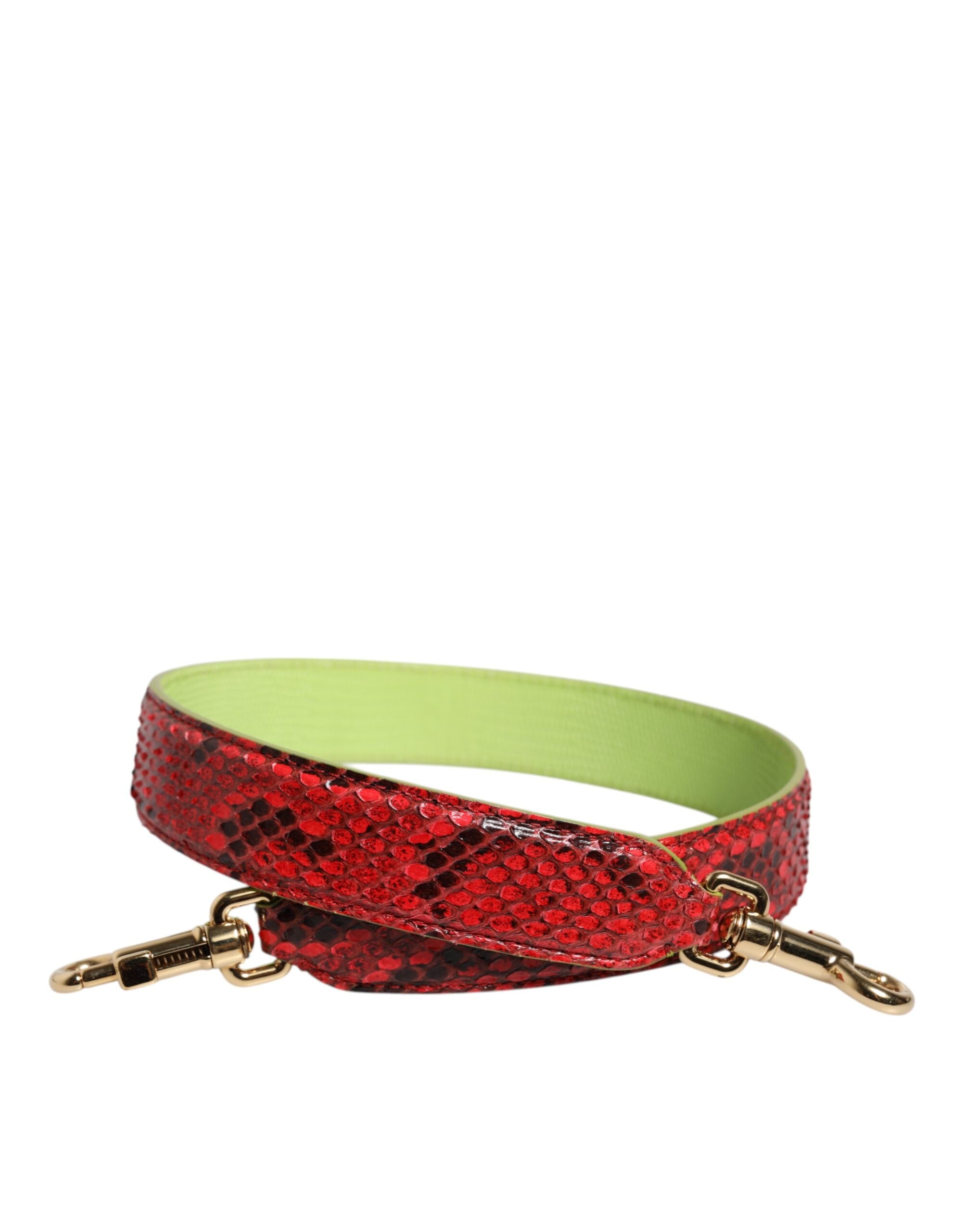 Dolce & Gabbana Dolce & Gabbana Red Exotic Leather Handbag Accessory Shoulder Women's Strap