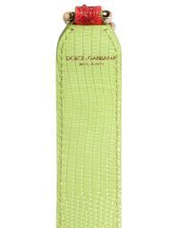 Dolce & Gabbana Dolce & Gabbana Red Exotic Leather Handbag Accessory Shoulder Women's Strap