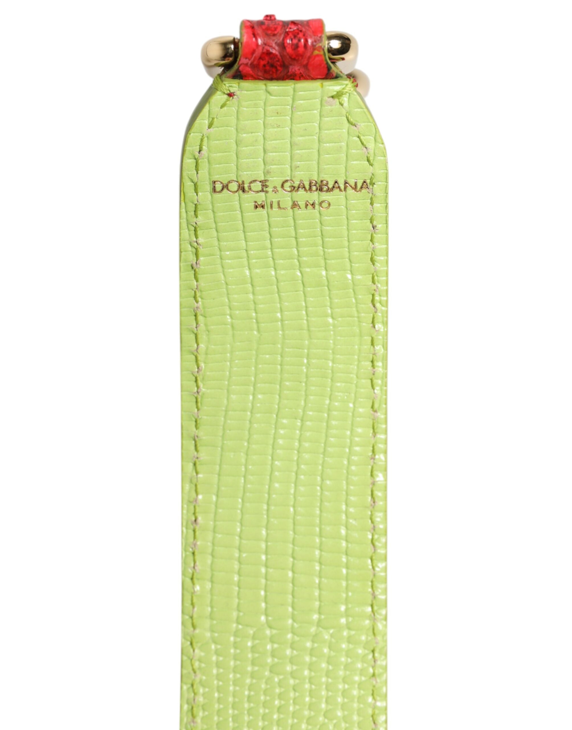 Dolce & Gabbana Dolce & Gabbana Red Exotic Leather Handbag Accessory Shoulder Women's Strap