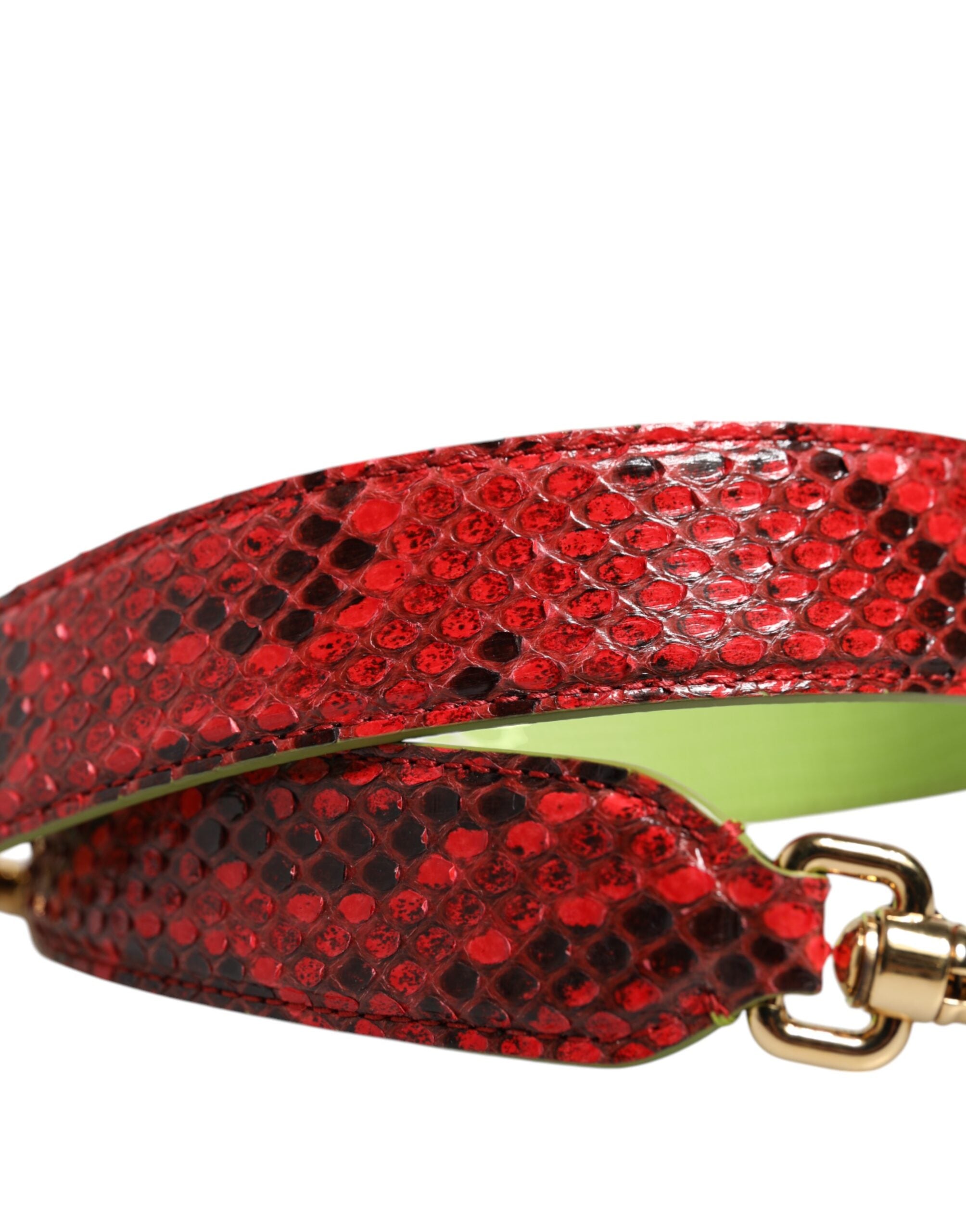 Dolce & Gabbana Dolce & Gabbana Red Exotic Leather Handbag Accessory Shoulder Women's Strap