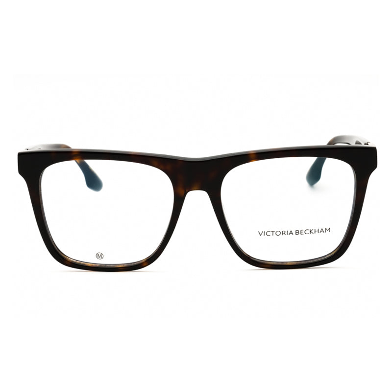 Victoria Beckham Victoria Beckham Eyeglasses Square Full Rim, Dark Havana Frame and Clear Demo Lenses Lens VB2679334
