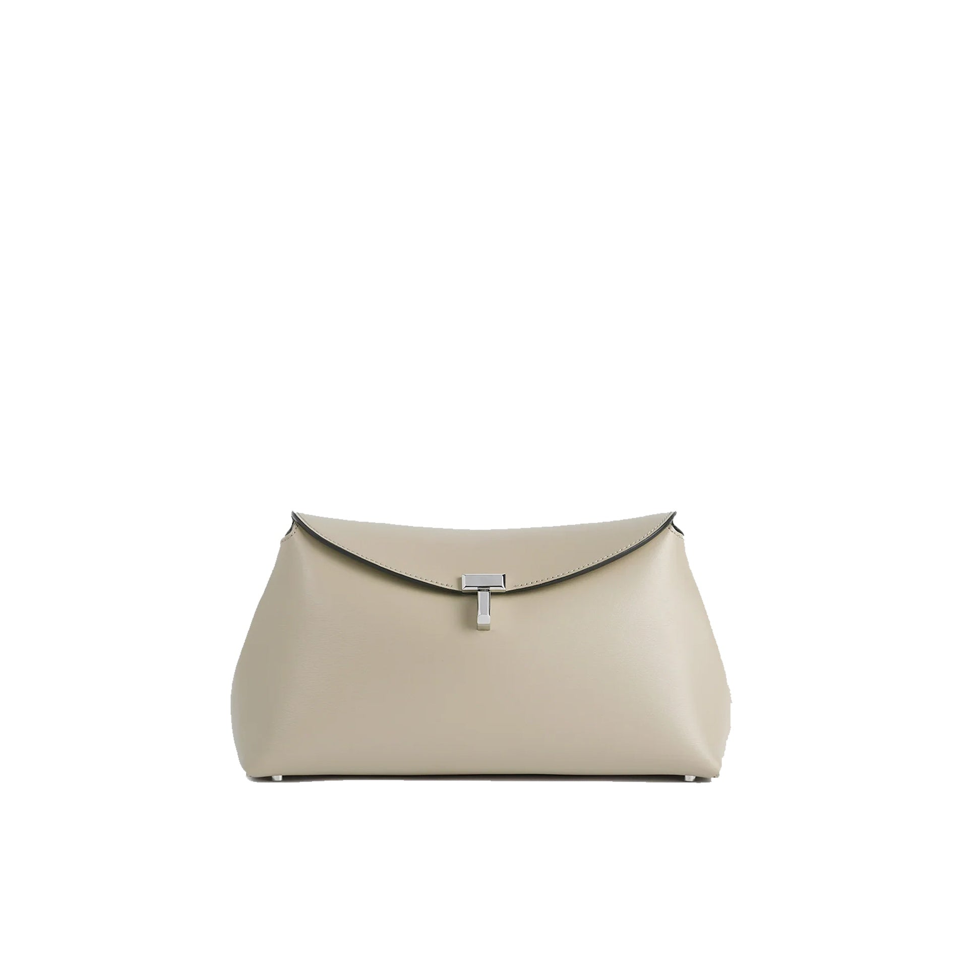 Toteme Toteme T-Lock Leather Clutch Bag Women