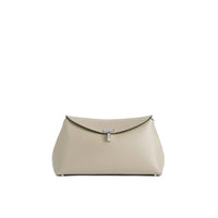 Toteme Toteme T-Lock Leather Clutch Bag Women