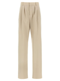 Saint Laurent Women Pleat Pants