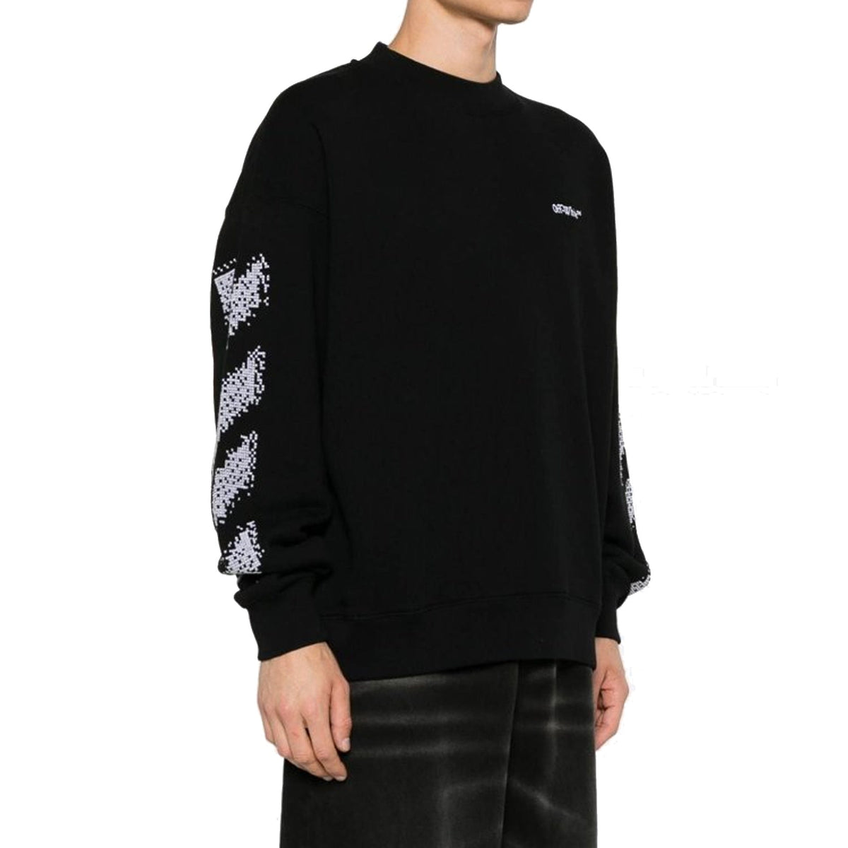 Off-White Off White Pixel Diag Sweatshirt Men