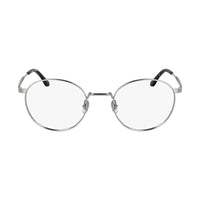 Lacoste Eyeglasses Round Full Rim, Gold Frame and Clear Demo Lenses Lens L2308714