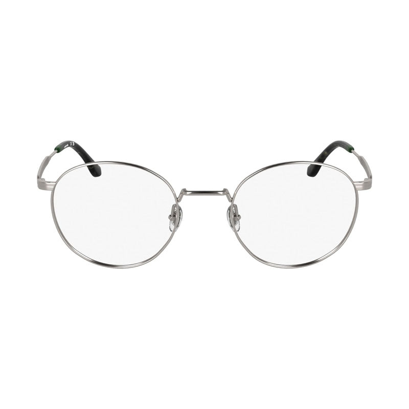 Lacoste Eyeglasses Round Full Rim, Gold Frame and Clear Demo Lenses Lens L2308714