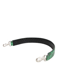 Dolce & Gabbana Dolce & Gabbana Black Green Exotic Leather Bag Shoulder Women's Strap