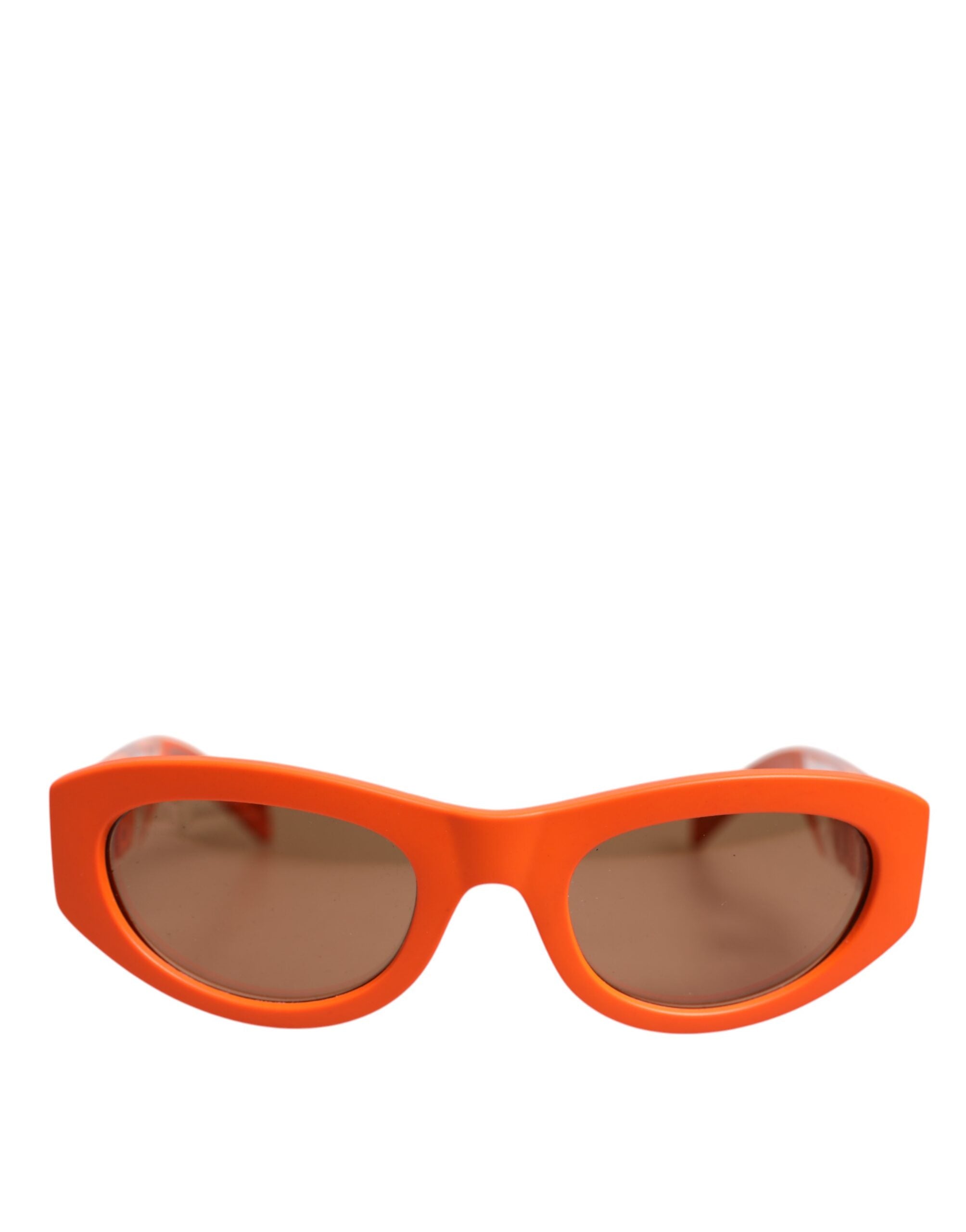 Dolce & Gabbana Dolce & Gabbana Orange Reborn To Live Oval Frame Logo Eyewear Women's Sunglasses